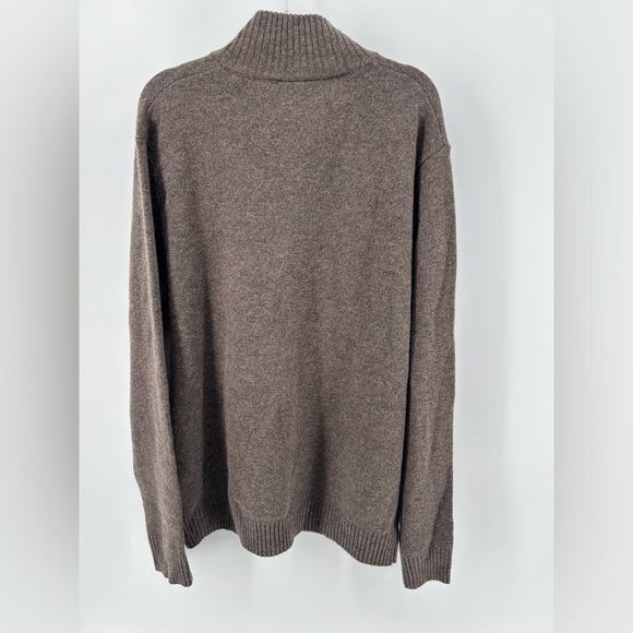 NWT $99 Rodd & Gunn Men's Wool "Jacks Bay knit” Quarter-Zip Sweater L Oatmeal - Picture 8 of 12